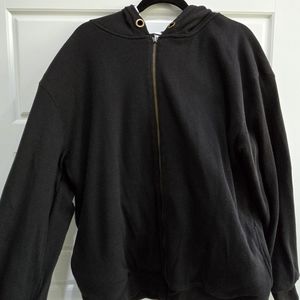 Mens full zip up sweater - Reversible- size XL